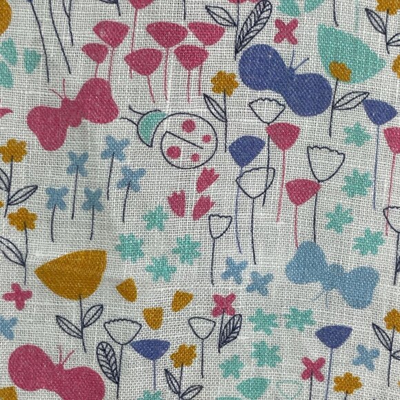 Frank & Eileen Womens Medium 100% Linen Floral Button Up Shirt Long Sleeve Top - Picture 13 of 13